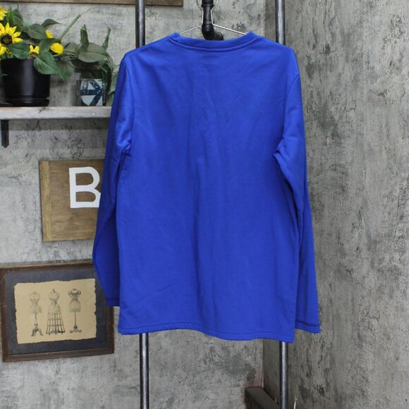 NWT NBA Mavericks Men's Crew Neck Sport Fleece Sweatshirt 196365448066 M Blue - Picture 2 of 4